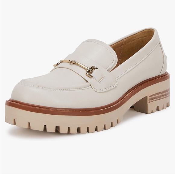 Shoes - VETASTE Womens Platform Mid Chunky Loafers